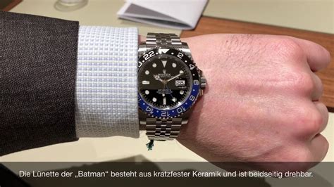 rolex batman mit jubilé-band deutsches video|Rolex: Oyster Perpetual GMT.